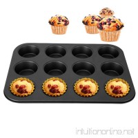 Non-Stick 12-Cup Muffin and Cupcake Pan Non-Stick Baking Pans Easy to Clean and Perfect for Making Muffins or Mini Cakes - B07F34V5LY